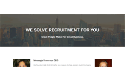 Desktop Screenshot of highendhiring.com